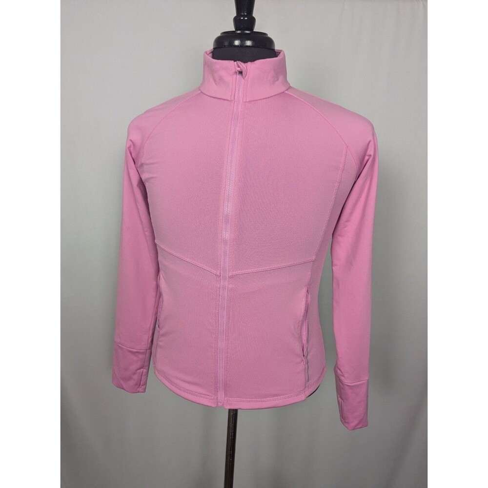 Women's Asics Full Zip Pink Running Jacket Long Sleeve Activewear Women's Small